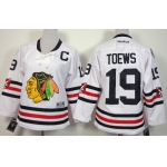Chicago Blackhawks #19 Jonathan Toews 2015 Winter Classic White Kids Jersey