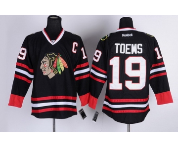 Chicago Blackhawks #19 Jonathan Toews Black Jersey