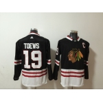 Men's Chicago Blackhawks #19 Jonathan Toews NEW Black Adidas Stitched NHL Jersey