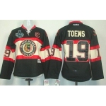 Women's Chicago Blackhawks #19 Jonathan Toews 2015 Stanley Cup Black Third Jersey