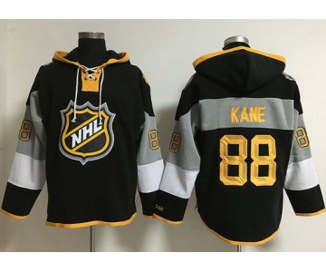 Blackhawks #88 Patrick Kane Black 2016 All Star NHL Hoodie