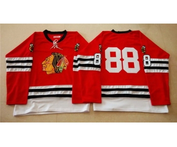 Chicago Blackhawks #88 Patrick Kane 1960-61 Red Vintage Jersey