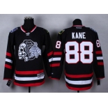 Chicago Blackhawks #88 Patrick Kane 2014 Stadium Series Black With Black Skulls Jersey