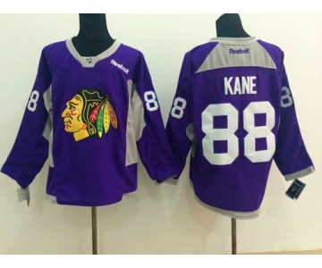 Chicago Blackhawks #88 Patrick Kane 2014 Training Purple Jersey