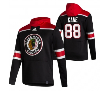 Chicago Blackhawks #88 Patrick Kane Adidas Reverse Retro Pullover Hoodie Black