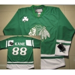 Chicago Blackhawks #88 Patrick Kane St. Patrick's Day Green Jersey