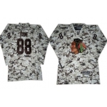Chicago Blackhawks #88 Patrick Kane White Camo Kids Jersey