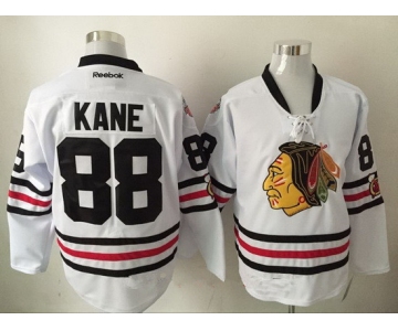 Men's Chicago Blackhawks #88 Patrick Kane 2017 Winter Classic White Stitched NHL Throwback Hockey