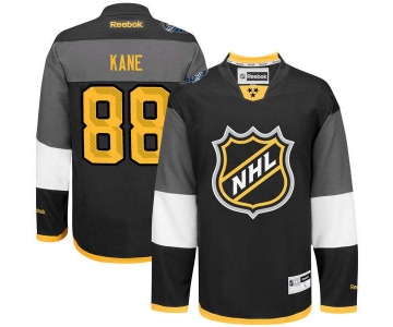 Men's NHL #88 Patrick Kane Reebok Black 2016 All-Star Premier Jersey