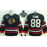 Youth Chicago Blackhawks #88 Patrick Kane 2015 Stanley Cup Black Kids Jersey