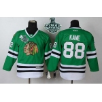 Youth Chicago Blackhawks #88 Patrick Kane 2015 Stanley Cup Green Jersey