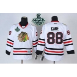 Youth Chicago Blackhawks #88 Patrick Kane 2015 Stanley Cup White Jersey