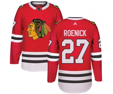 Adidas Chicago Blackhawks #27 Jeremy Roenick Red Home Authentic Stitched NHL Jersey