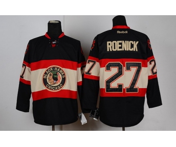 Chicago Blackhawks #27 Jeremy Roenick Black Third Jersey