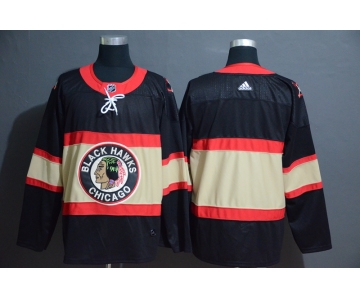 Blackhawks Blank Premier Black New Third Adidas Jersey