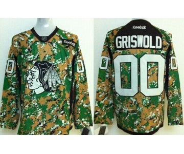 Chicago Blackhawks #00 Clark Griswold 2014 Camo Jersey