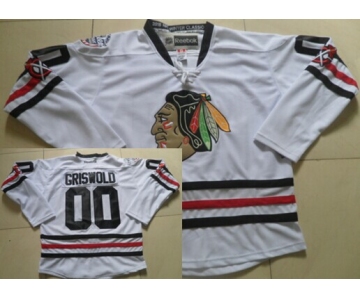 Chicago Blackhawks #00 Clark Griswold 2015 Winter Classic White Jersey