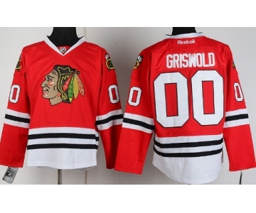 Chicago Blackhawks #00 Clark Griswold Red Jersey