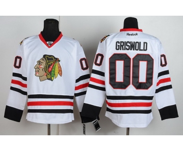 Chicago Blackhawks #00 Clark Griswold White Jersey
