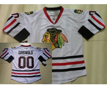 Chicago Blackhawks #00 Clark Griswold White Throwback CCM Jersey