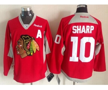 Chicago Blackhawks #10 Patrick Sharp 2014 Training Red Jersey