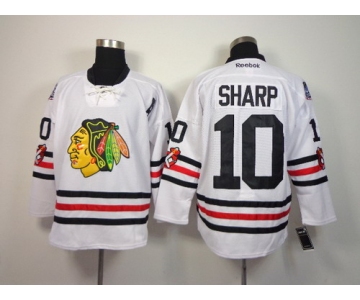 Chicago Blackhawks #10 Patrick Sharp 2015 Winter Classic White Jersey