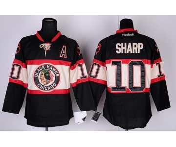 Chicago Blackhawks #10 Patrick Sharp Black Third Jersey