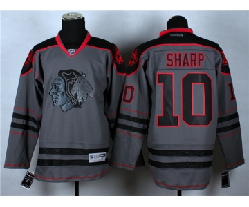 Chicago Blackhawks #10 Patrick Sharp Charcoal Gray Jersey