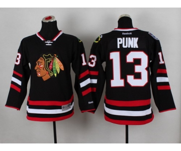 Chicago Blackhawks #13 CM Punk 2014 Stadium Series Black Jersey
