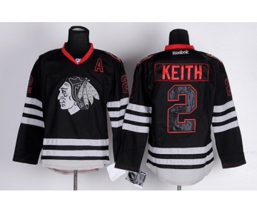 Chicago Blackhawks #2 Duncan Keith Black Ice Jersey