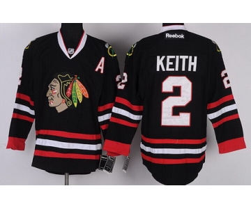 Chicago Blackhawks #2 Duncan Keith Black Jersey