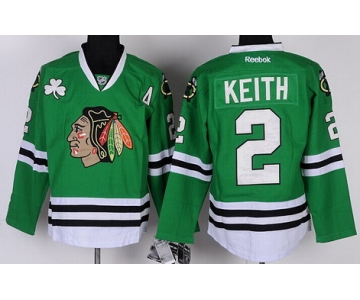 Chicago Blackhawks #2 Duncan Keith Green Jersey