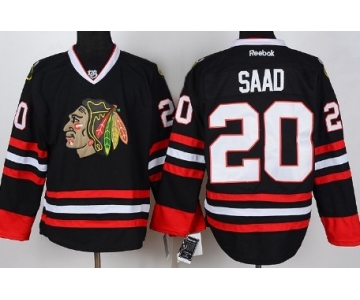 Chicago Blackhawks #20 Brandon Saad Black Jersey