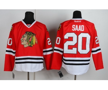 Chicago Blackhawks #20 Brandon Saad Red Jersey