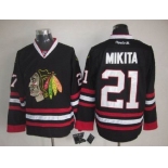 Chicago Blackhawks #21 Stan Mikita Black Jersey