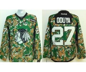 Chicago Blackhawks #27 Johnny Oduya 2014 Camo Jersey