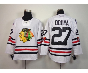 Chicago Blackhawks #27 Johnny Oduya 2015 Winter Classic White Jersey