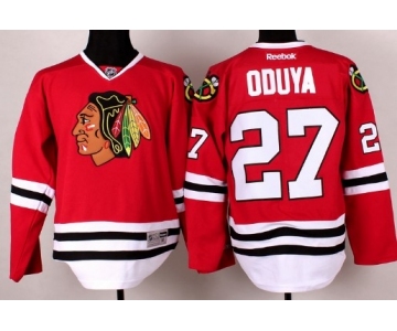 Chicago Blackhawks #27 Johnny Oduya Red Jersey