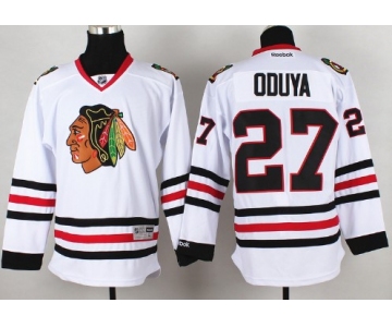 Chicago Blackhawks #27 Johnny Oduya White Jersey