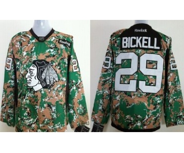 Chicago Blackhawks #29 Bryan Bickell 2014 Camo Jersey