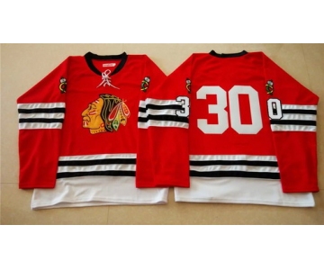 Chicago Blackhawks #30 Ed Belfour 1960-61 Red Vintage Jersey