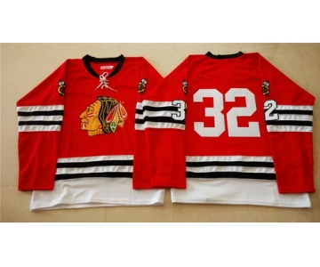 Chicago Blackhawks #32 Michal Rozsival 1960-61 Red Vintage Jersey