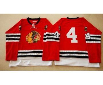 Chicago Blackhawks #4 Niklas Hjalmarsson 1960-61 Red Vintage Jersey