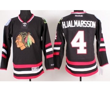 Chicago Blackhawks #4 Niklas Hjalmarsson 2014 Stadium Series Black Jersey