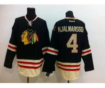 Chicago Blackhawks #4 Niklas Hjalmarsson 2015 Winter Classic Black Jersey