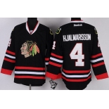 Chicago Blackhawks #4 Niklas Hjalmarsson Black Jersey