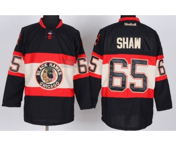Chicago Blackhawks #65 Andrew Shaw Black Third Jersey