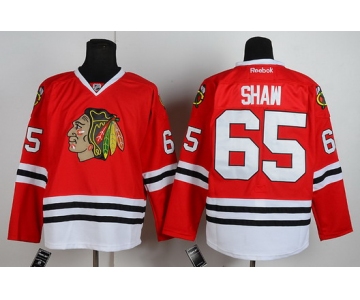 Chicago Blackhawks #65 Andrew Shaw Red Jersey