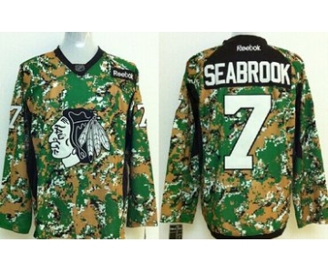 Chicago Blackhawks #7 Brent Seabrook 2014 Camo Jersey
