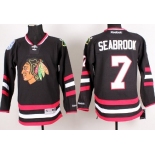 Chicago Blackhawks #7 Brent Seabrook 2014 Stadium Series Black Jersey